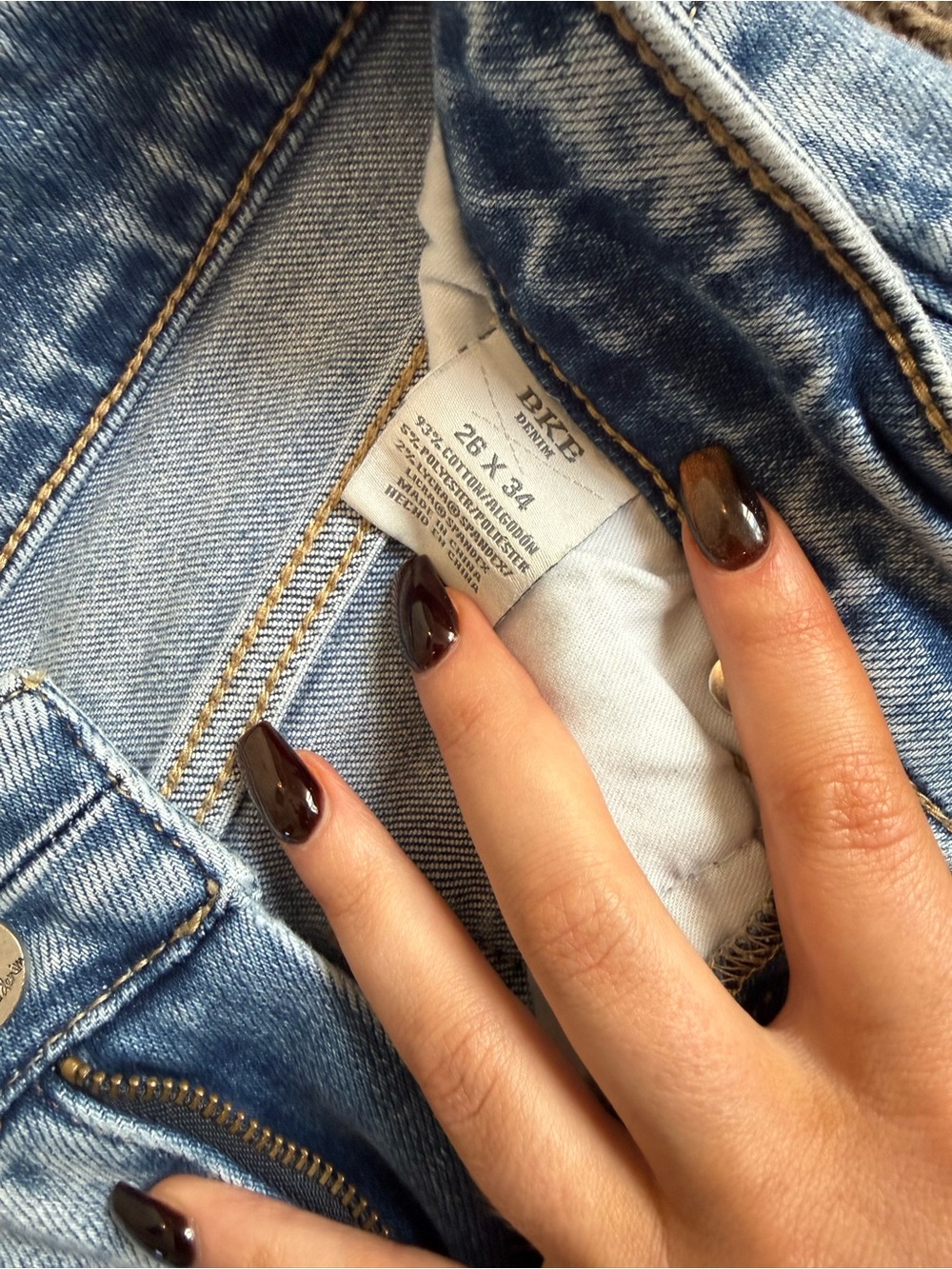 BKE Parker Bootcut Jeans 26x34 - Picture 3 of 6